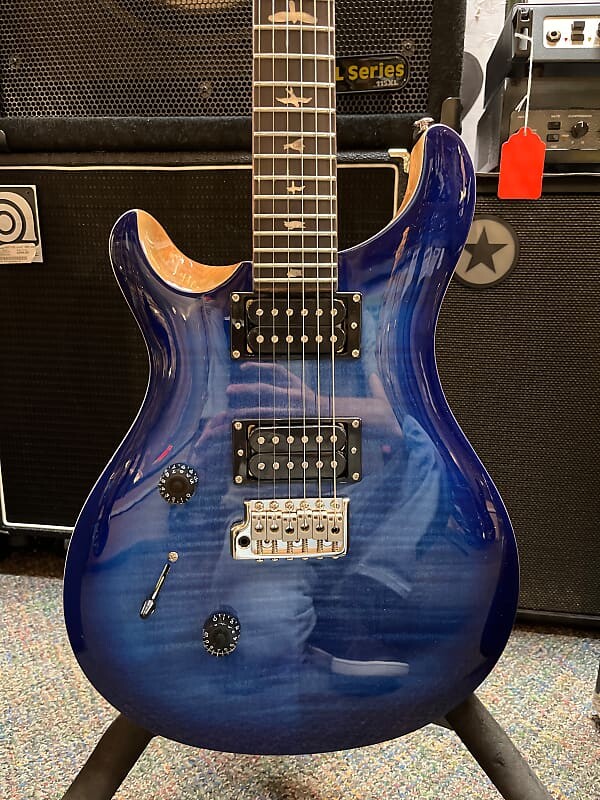 

PRS Custom 24 для левой руки выцветшего синего цвета с сумкой Custom 24 Left Handed