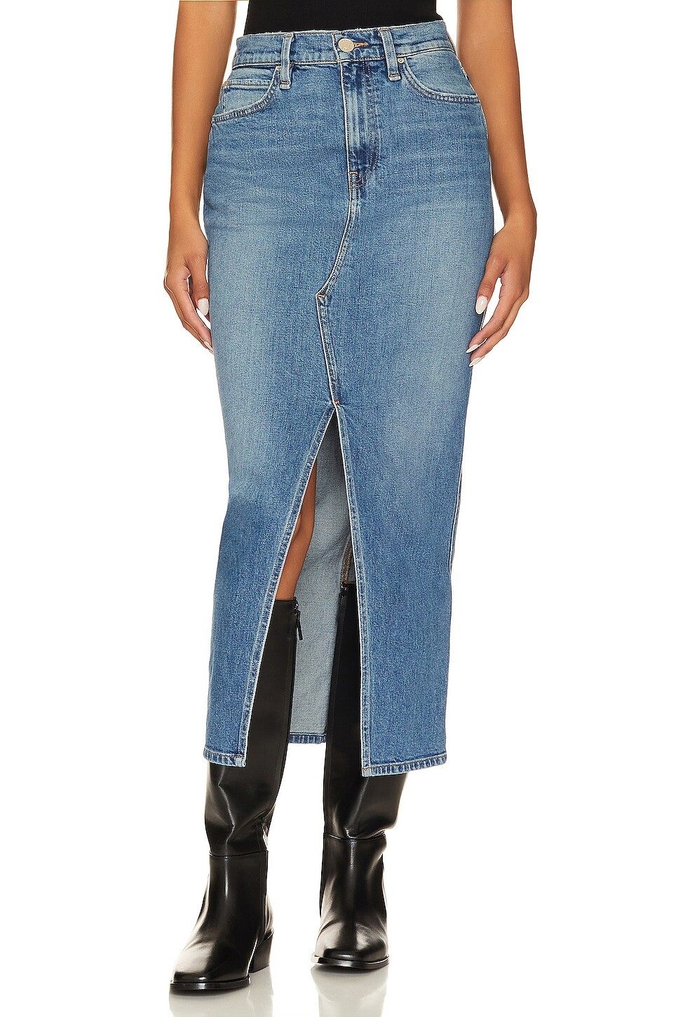 

Юбка миди Hudson Jeans Reconstructed, цвет Lucent