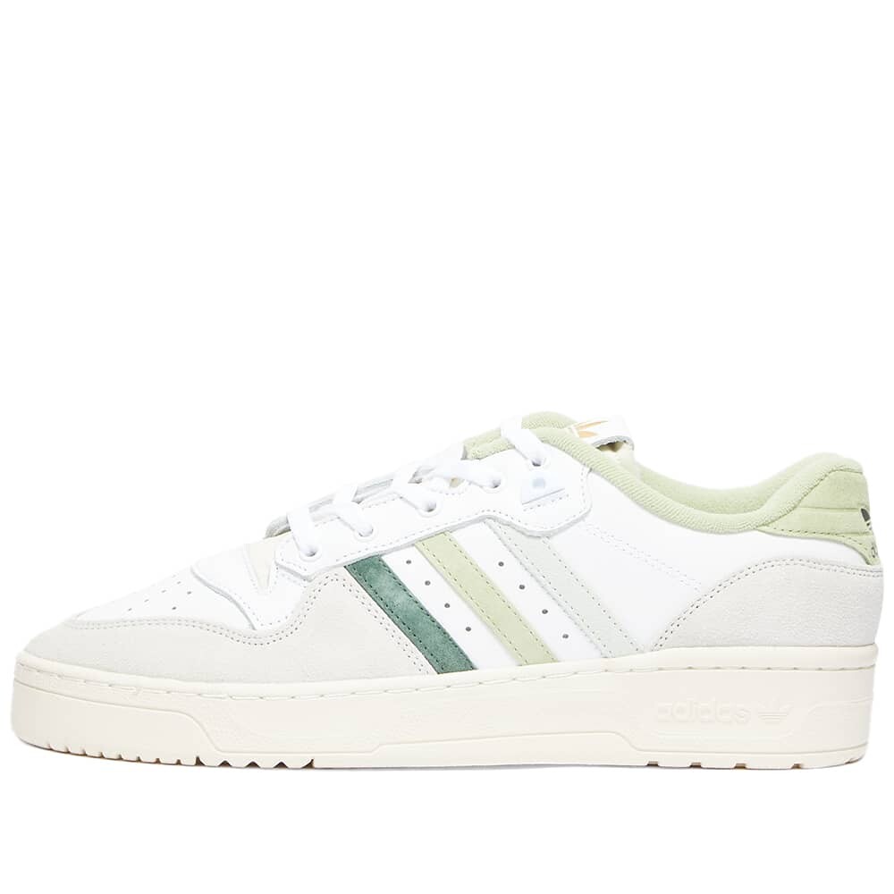 

Кроссовки Adidas Rivalry Low, белый/зеленый