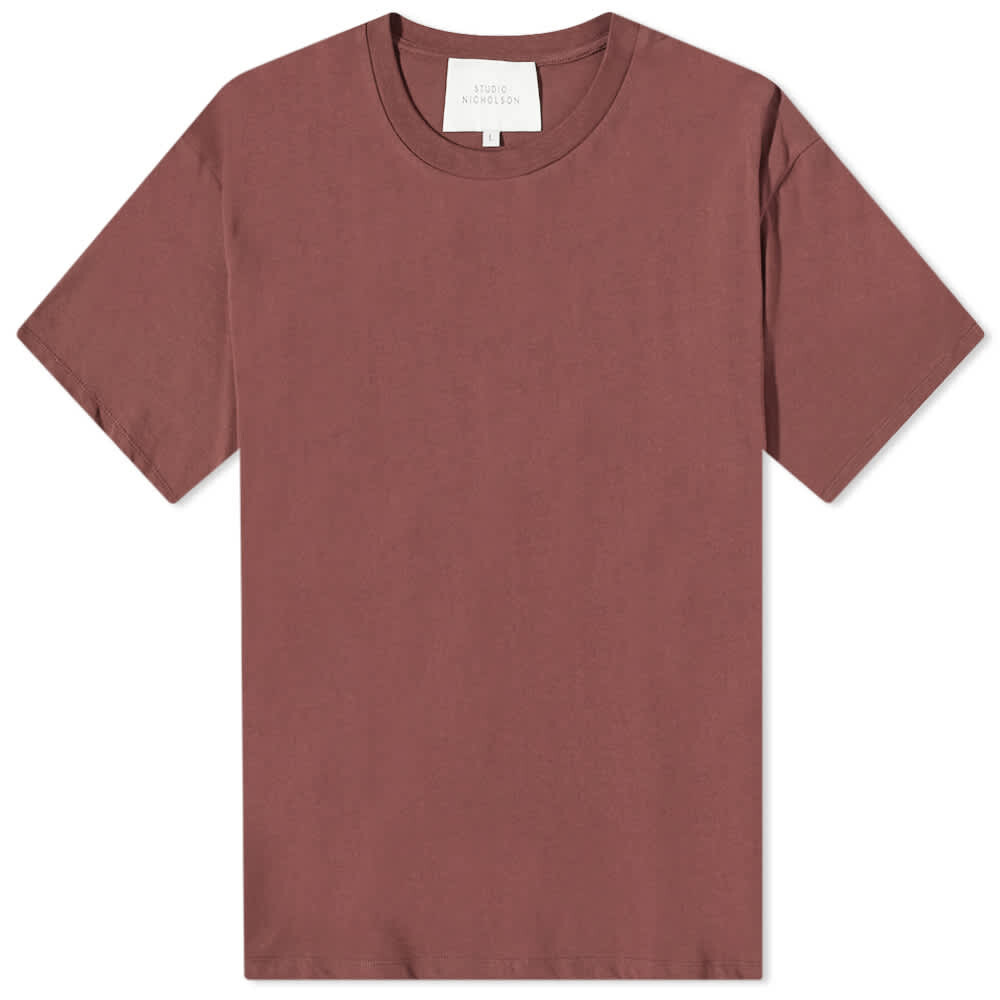 

Футболка Studio Nicholson Bric Tee, Коричневый
