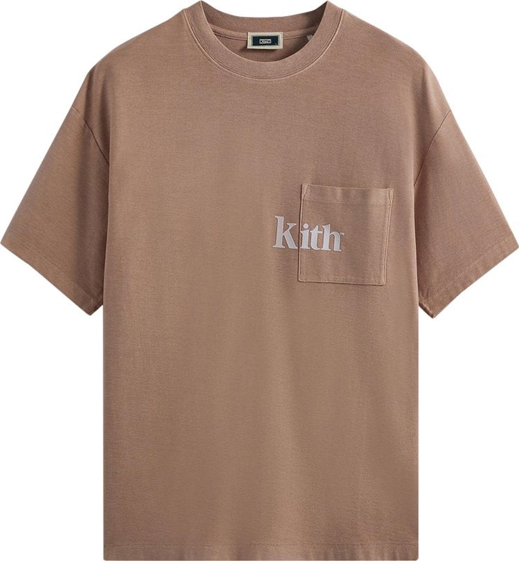 Футболка Kith Quinn Tee 'Morganite', розовый - фото