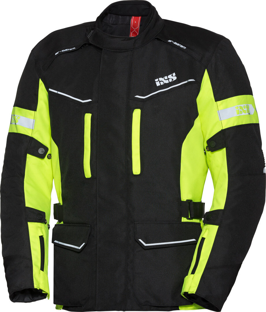 

Куртка IXS Tour Evans-ST Текстильная для мотоцикла, черно-неоново-желтая