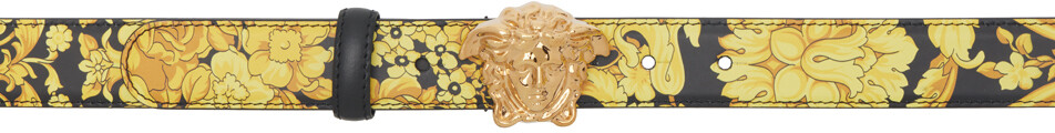 

Ремень Barocco 'La Medusa' черного цвета Versace