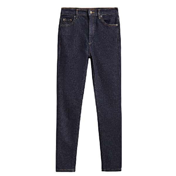 

Джинсы Massimo Dutti Highwaist Skinny, темно-синий