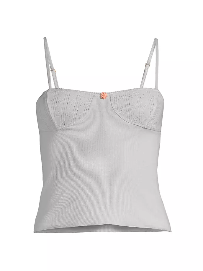 

Майка Weekend Vibe Free People, цвет moonstruck