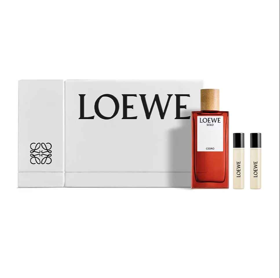 Парфюмерный набор Loewe Solo Cedro, 100мл + 10мл + 10мл парфюмерный набор loewe earth 100мл 10мл 10мл