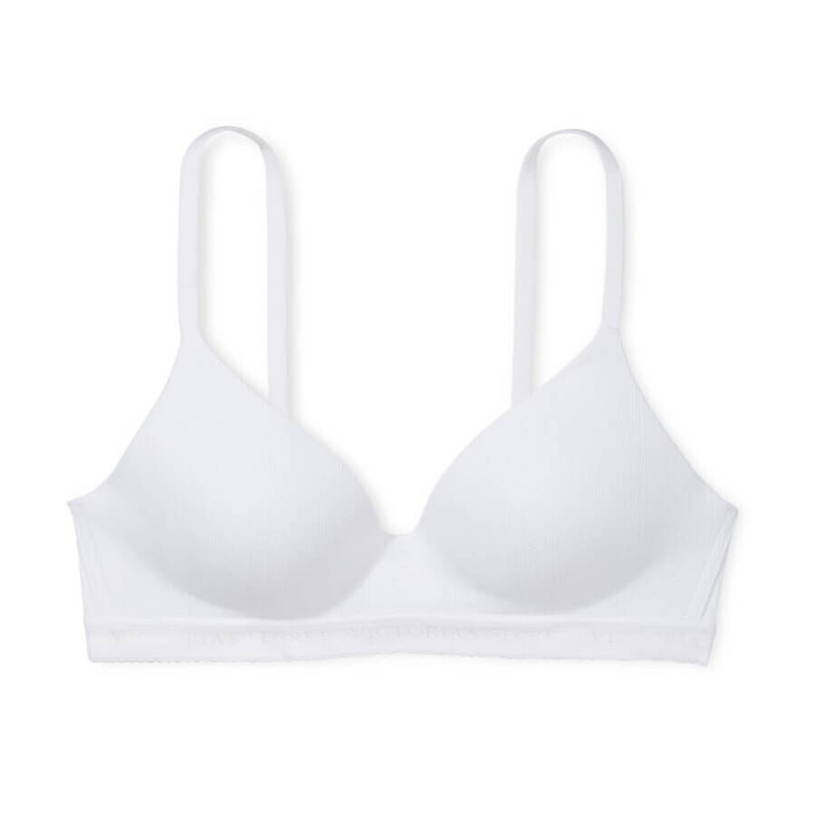

Бюстгальтер без косточек Victoria's Secret The T-shirt Lightly Lined, белый
