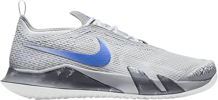 

Кроссовки Nike NikeCourt React Vapor NXT 'Light Smoke Grey Hyper Royal', серый