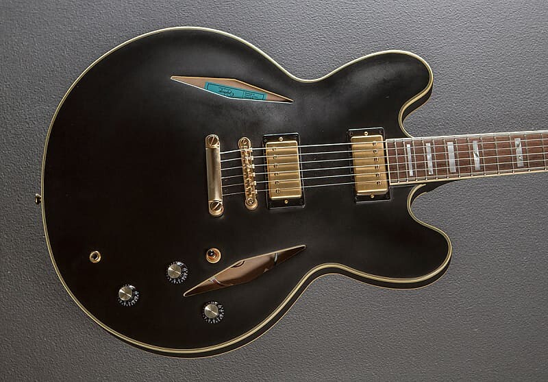 

Эмили Вульф Sheraton Stealth - Черный Состаренный Глянец Epiphone Emily Wolfe Sheraton Stealth -