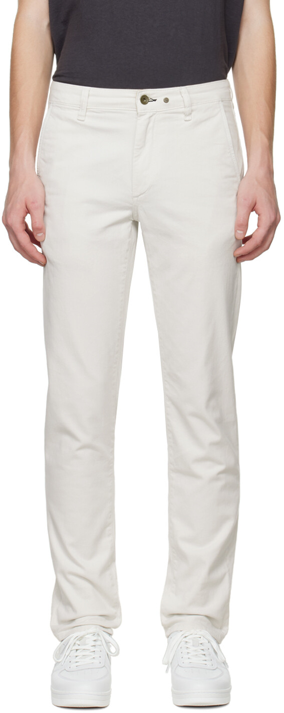 

Белые брюки Fit 2 rag & bone, Белый