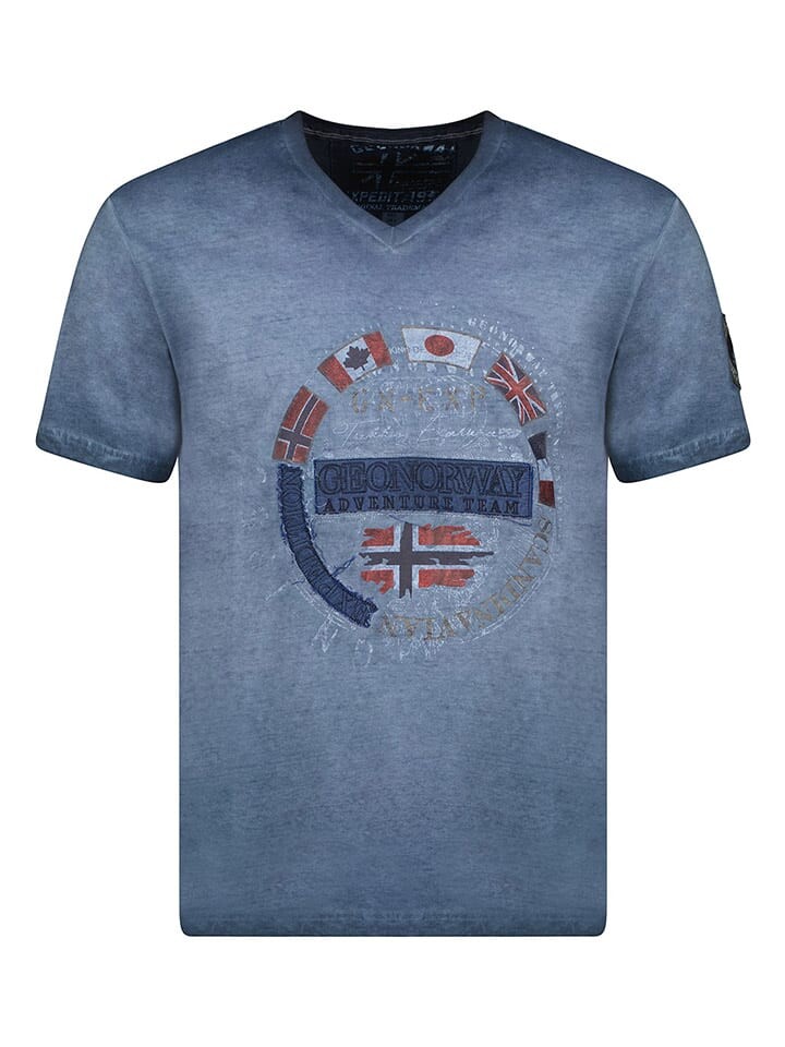 

Футболка Geographical Norway, темно-синий