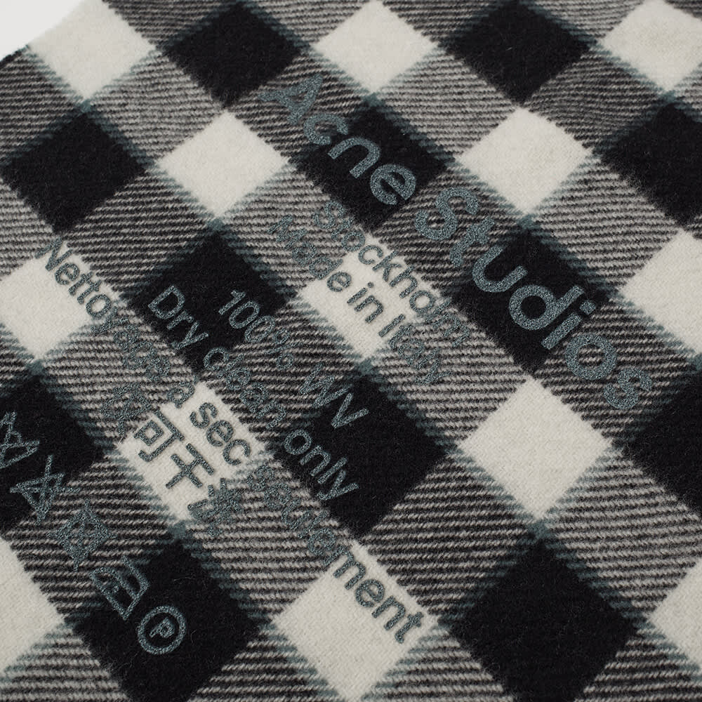 

Шарф Acne Studios Cassiar Check Narrow New Scarf