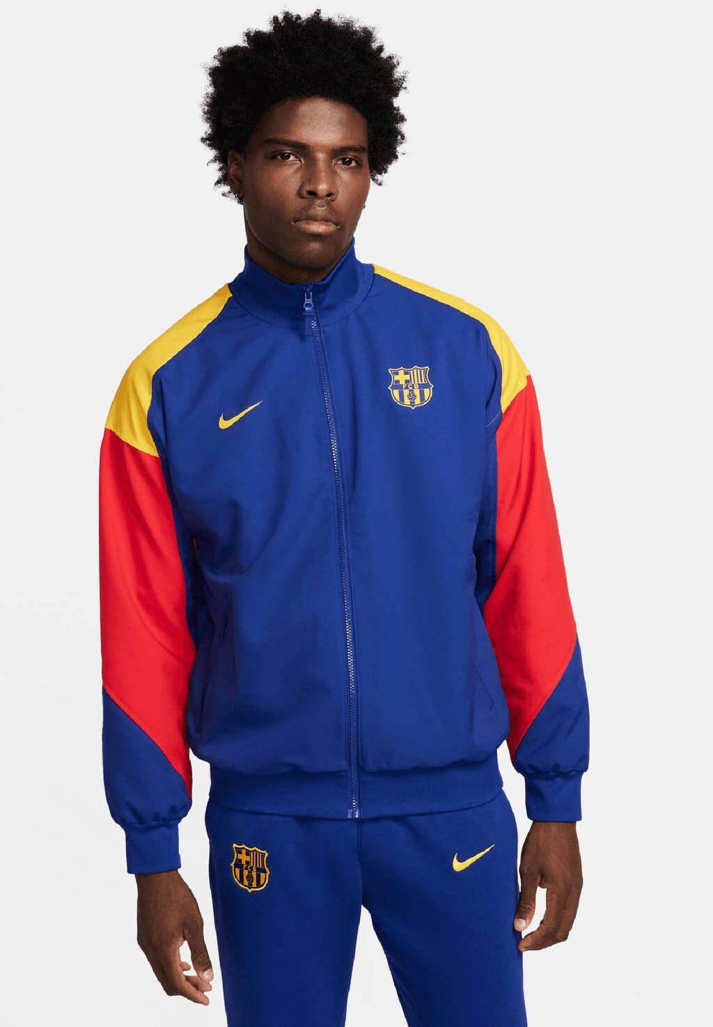 

Куртка FC BARCELONA STRIKE ANTHEM Nike, цвет deep royal blueuniversity gold