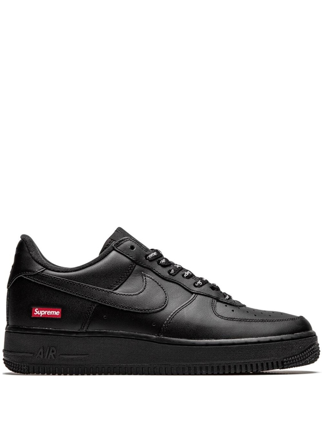 

Nike кроссовки Air Force 1 Low Mini Box Logo Black из коллаборации с Supreme, черный