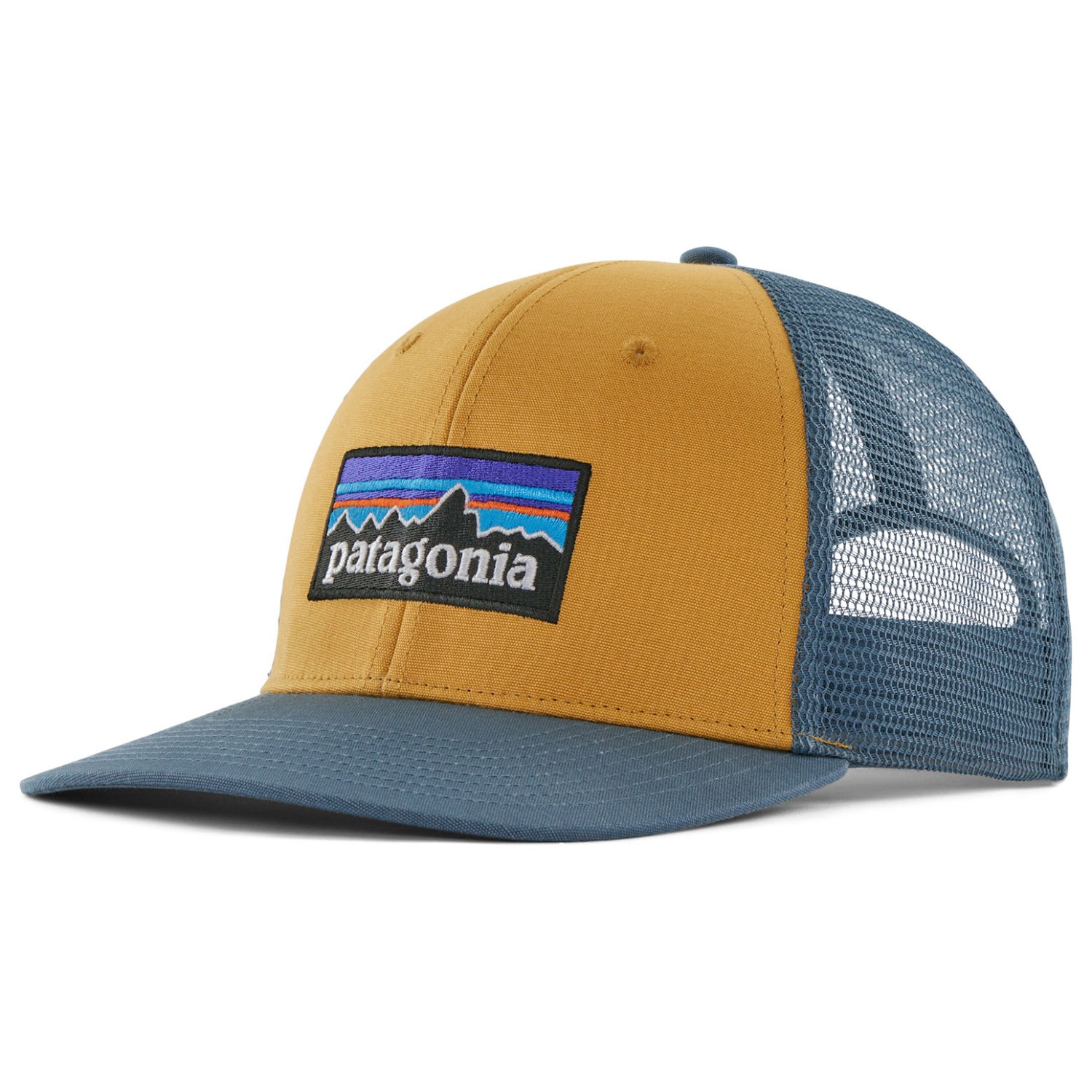 Кепка Patagonia P 6 Logo Trucker Hat, цвет Pufferfish Gold