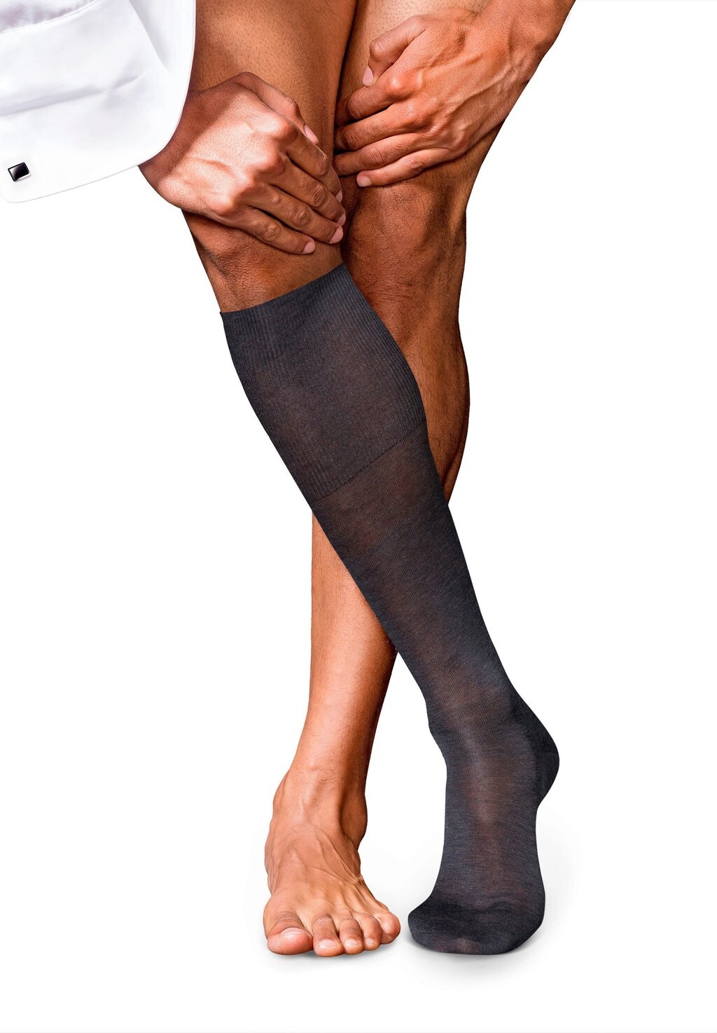 

Носки НЕТ. 9 PURE FIL D´ÉCOSSE LUXURY LINE FALKE, серый
