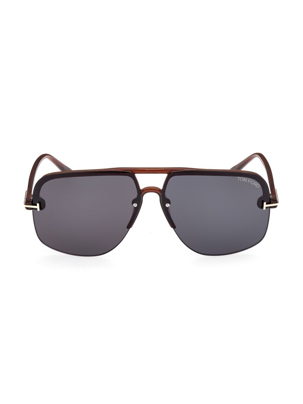 

Солнцезащитные очки Pilot из ацетата 59MM Tom Ford, коричневый