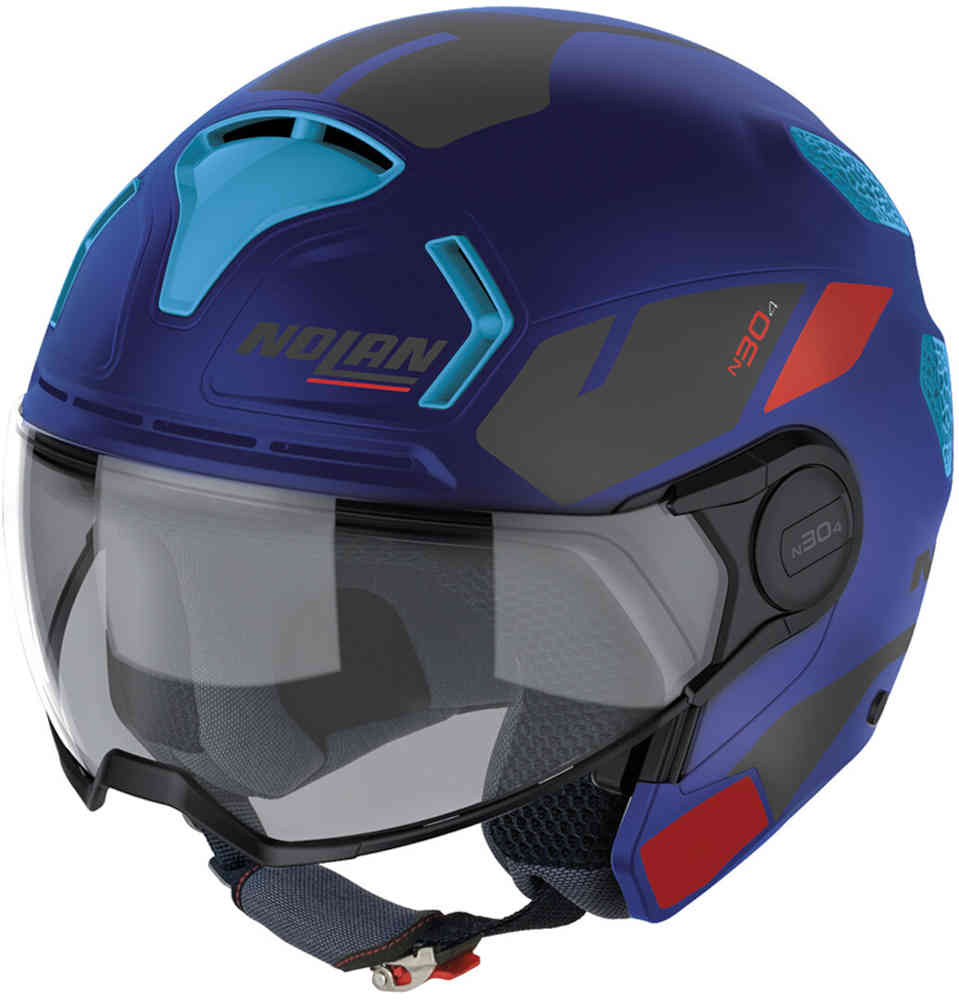 Реактивный шлем N30-4 T Blazer Nolan, синий мэтт комоды leset нолан 4