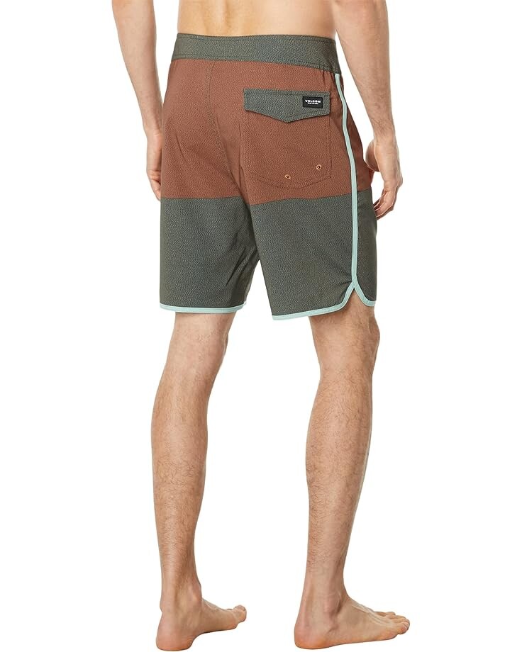 

Шорты для плавания Volcom Mod Quarta Scallop 19" Boardshorts, цвет Rinsed Black