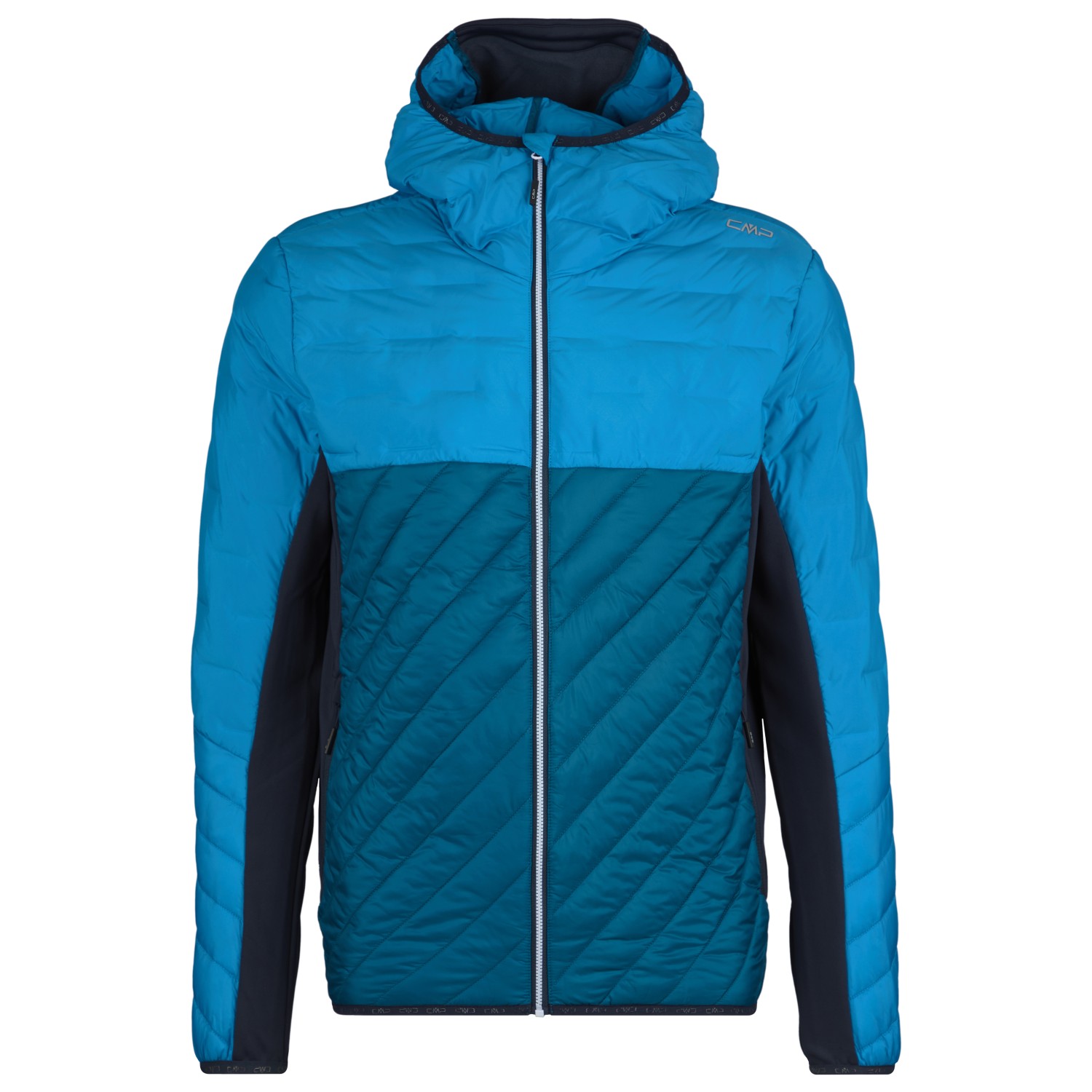 цена Куртка из синтетического волокна Cmp Jacket Hybrid Fix Hood Mini Ripstop, цвет River