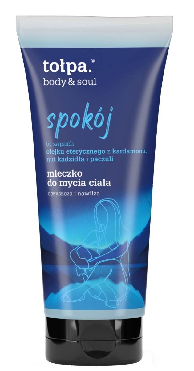 Очищающее молочко для тела Tołpa Body & Soul Spokój, 200 мл