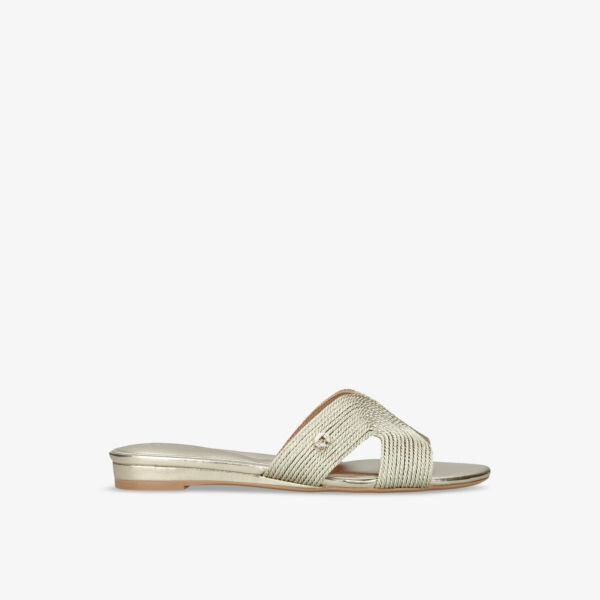 

Плетеные сандалии gala с эффектом каната Carvela, желтый