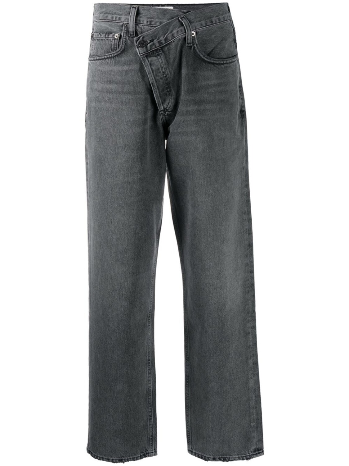 

Джинсы Criss Cross прямого кроя AGOLDE, серый