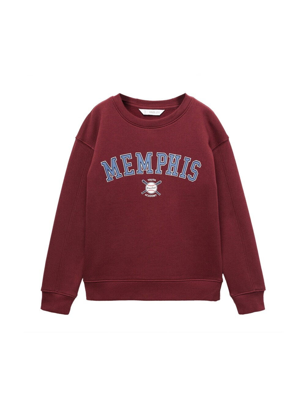 

Толстовка MANGO KIDS MEMPHIS, темно-красный