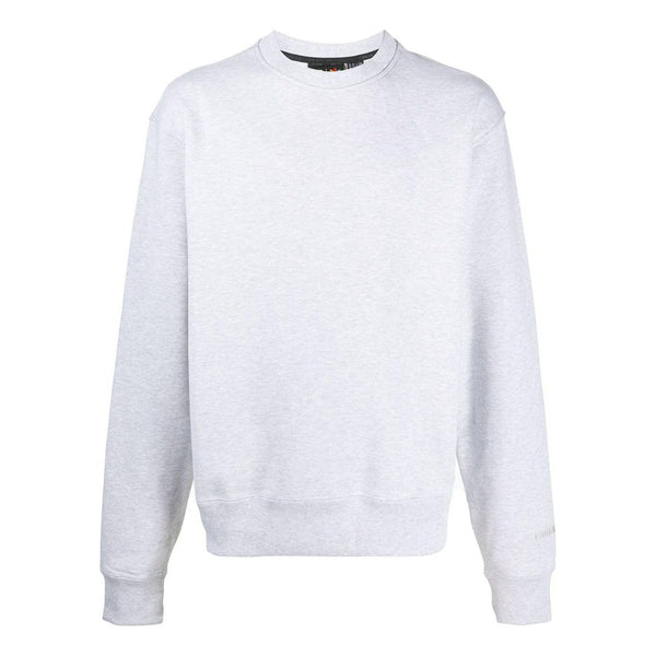 Толстовка adidas x Pharrell Williams Crossover Solid Color Round Neck Cotton Pullover Long Sleeves Gray, серый