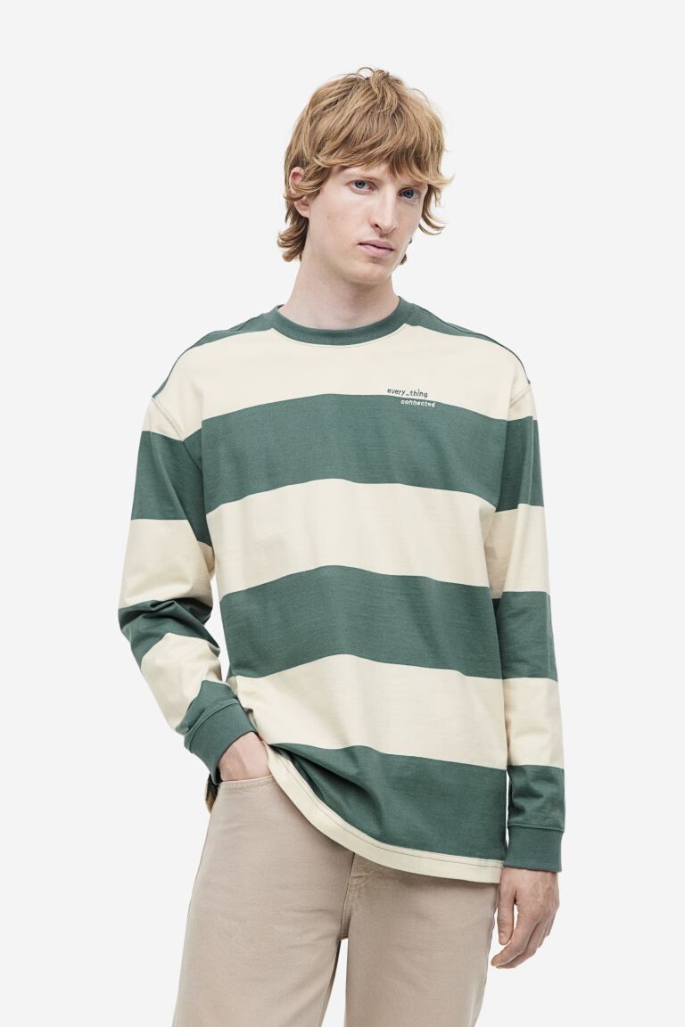 

Трикотажный топ свободного кроя H&M