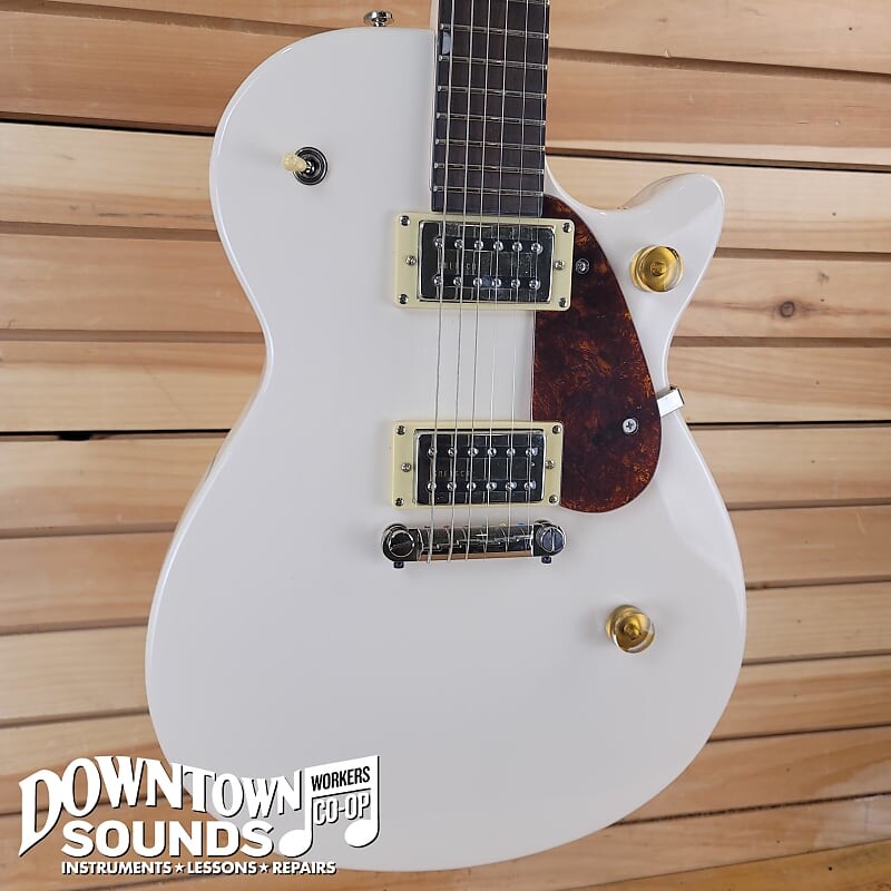 

Gretsch G2210 Streamliner Junior Jet Club - винтажный белый G2210 STREAMLINER JUNIOR JET CLUB - VINTAGE WHITE