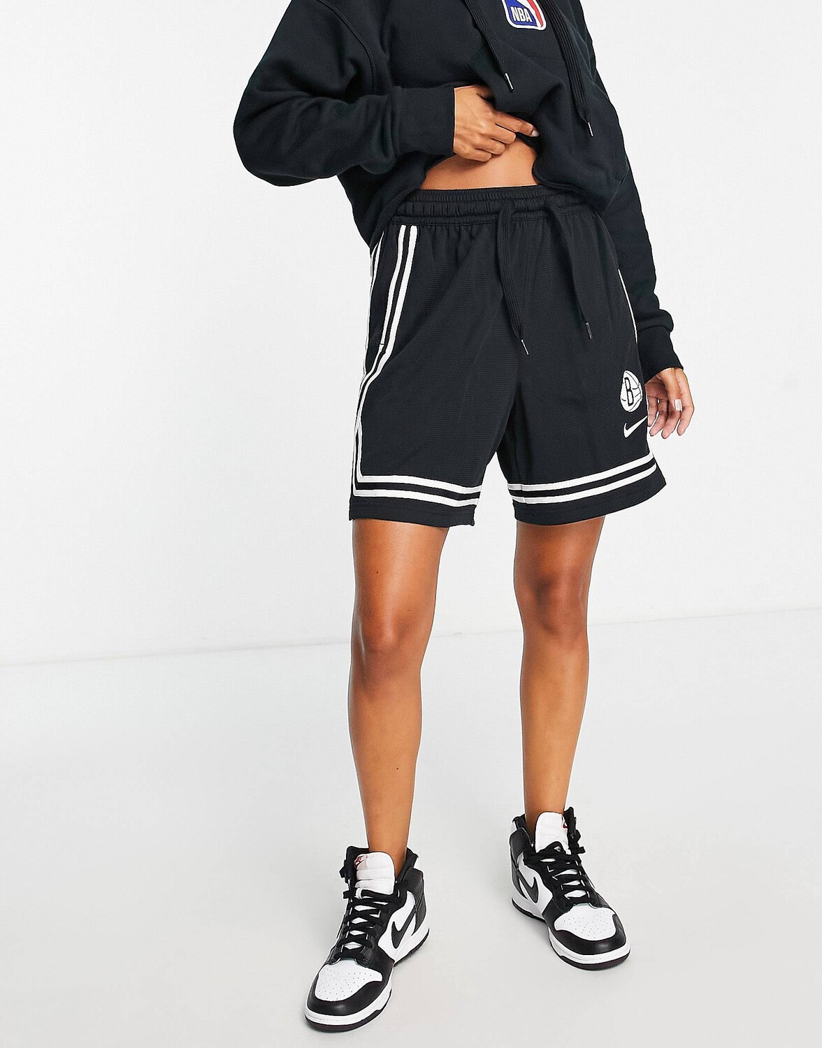 

Черные шорты Nike Basketball NBA Brooklyn Nets Dri-FIT