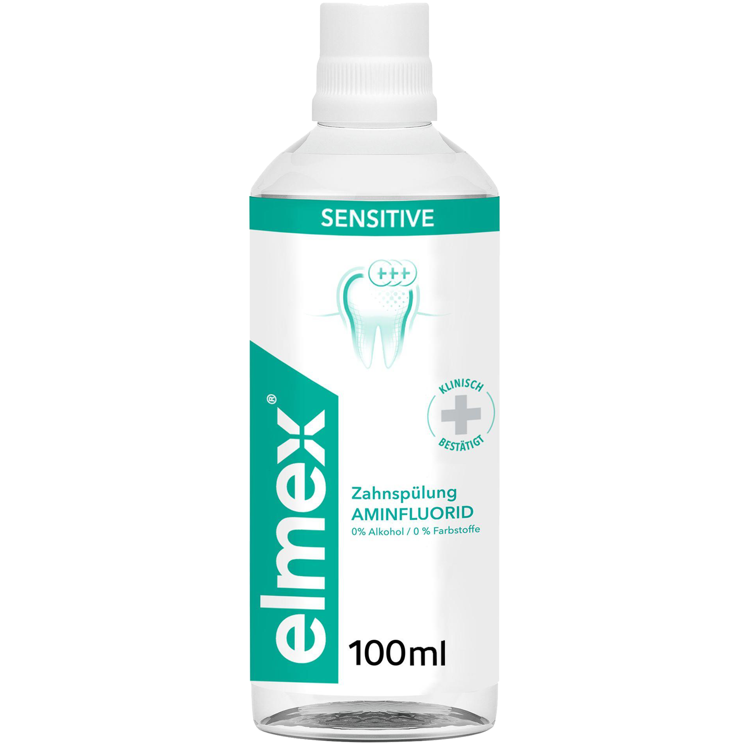 цена Elmex Sensitive жидкость для полоскания рта, 100 мл
