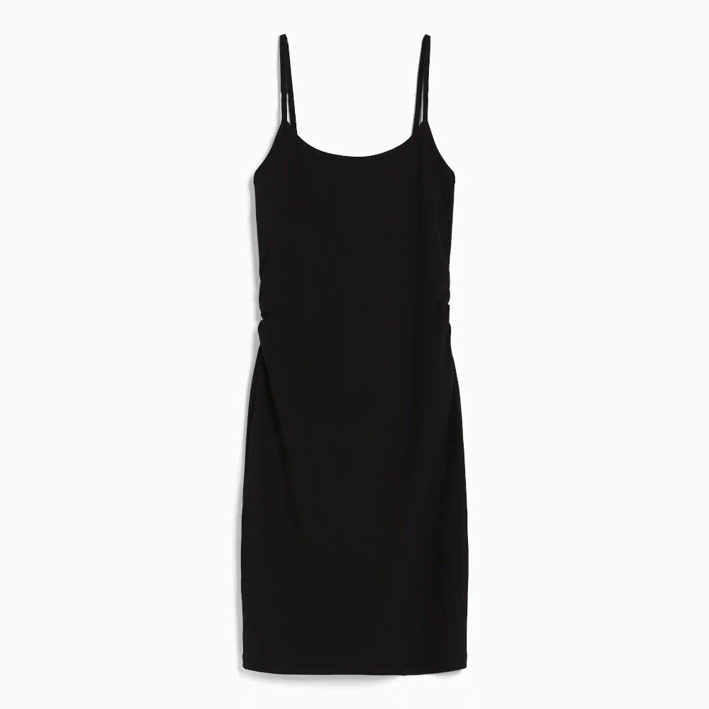 

Мини-платье Bershka Seen On Tiktok, черный