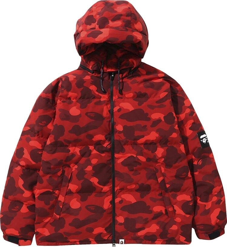 

Куртка BAPE Color Camo Relaxed Fit Down Jacket 'Red', красный