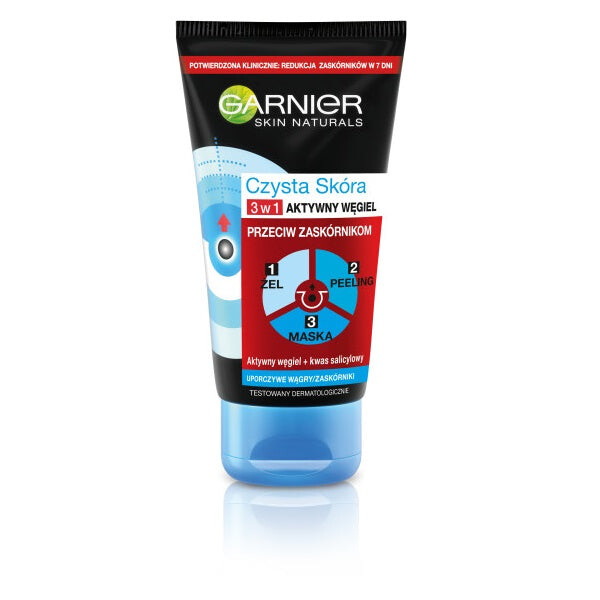 

Garnier Гель для умывания Clean Skin Active Charcoal 3в1 150мл