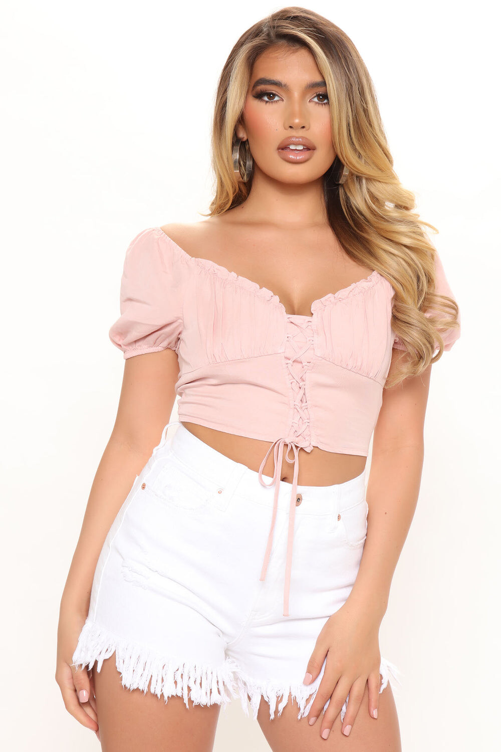 

Топ Fashion Nova 10017TM, розовый