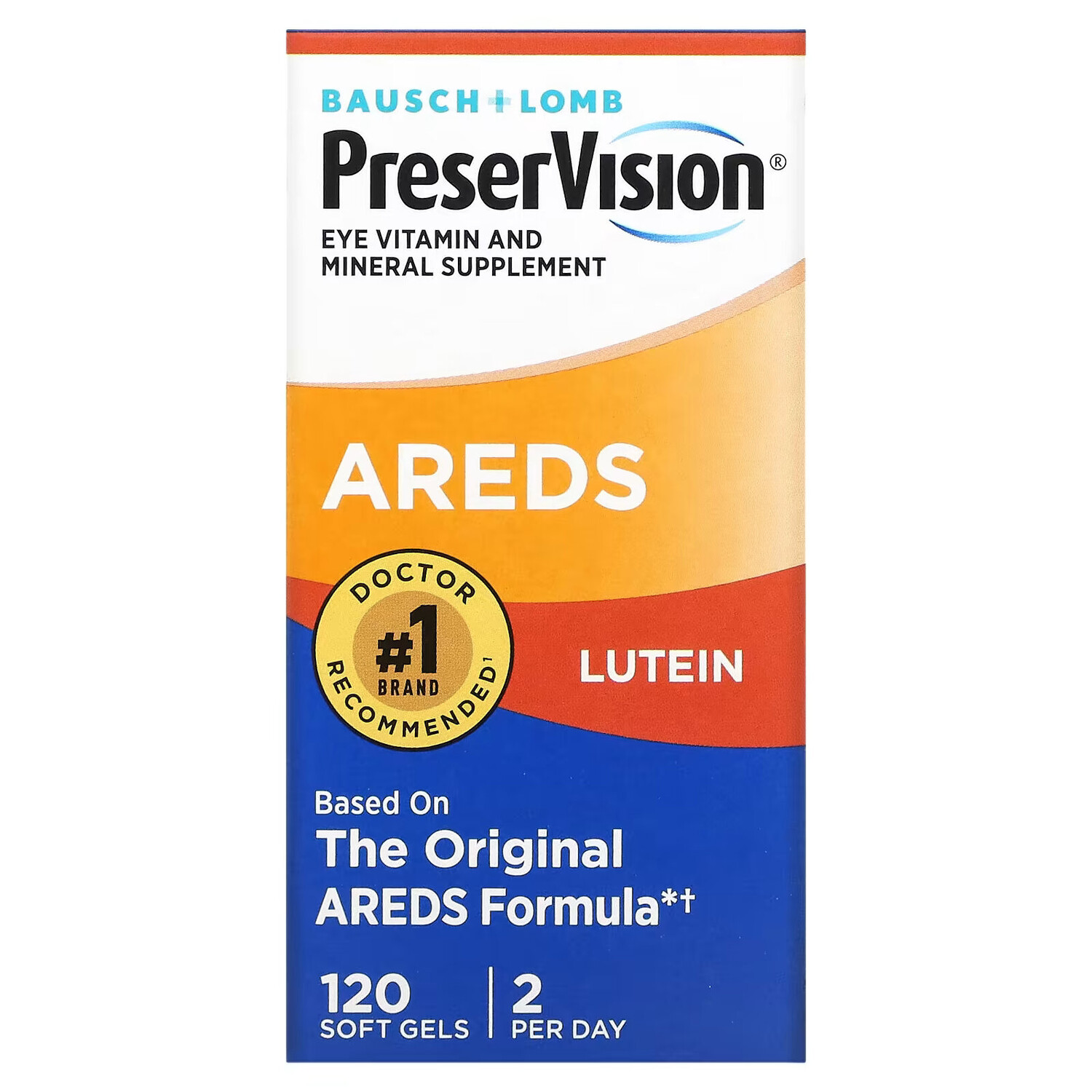 

PreserVision, AREDS лютеин, 120 мягких таблеток
