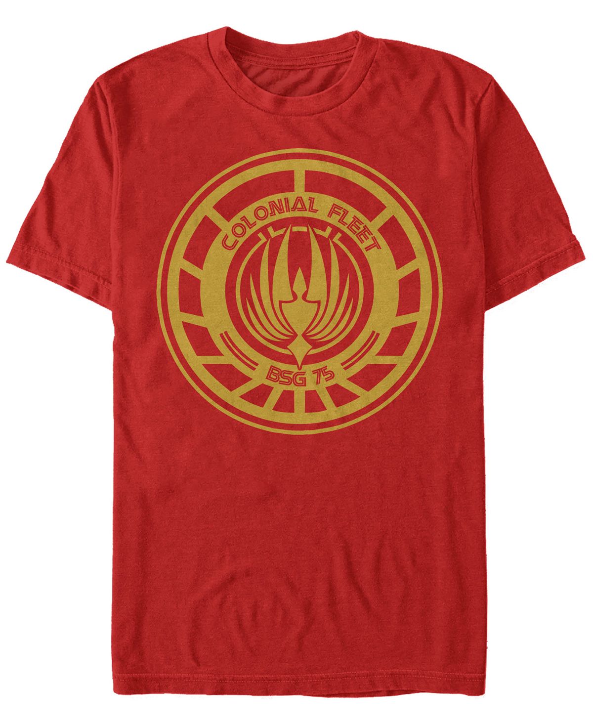 Мужская футболка с коротким рукавом с эмблемой колониального флота battlestar galactica Fifth Sun, красный