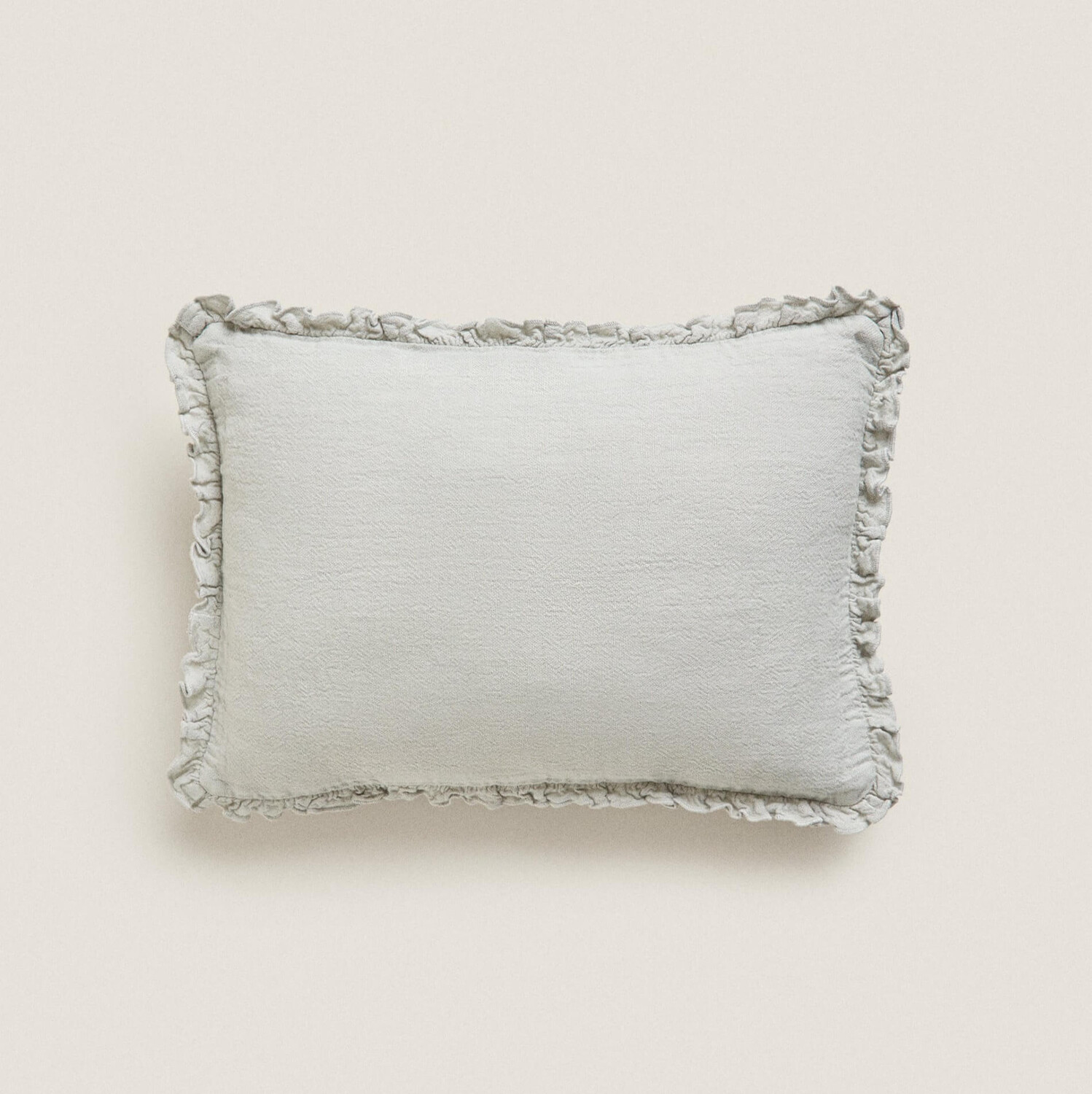 

Чехол на подушку Zara Home Washed Linen, серый