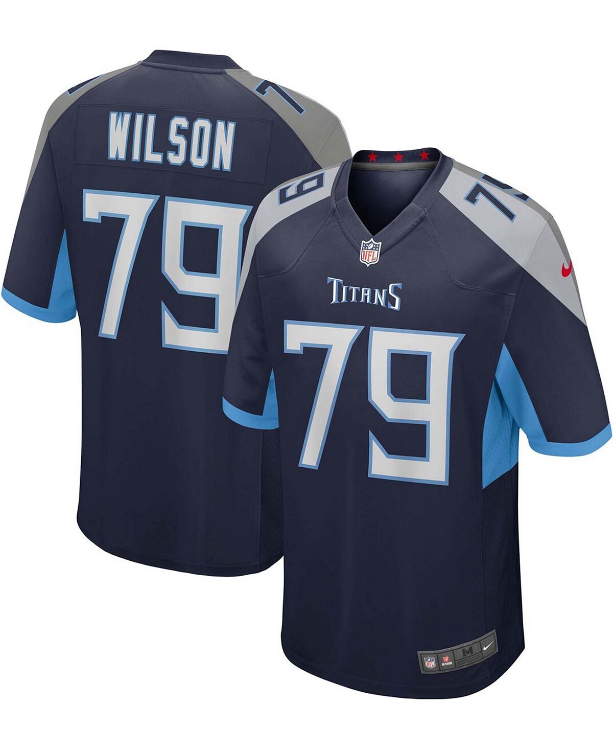 

Мужская футболка isaiah wilson navy tennessee titans game джерси Nike, синий