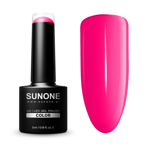 Sunone UV/LED Гель-лак Цветной гибридный лак R14 Rahel 5мл