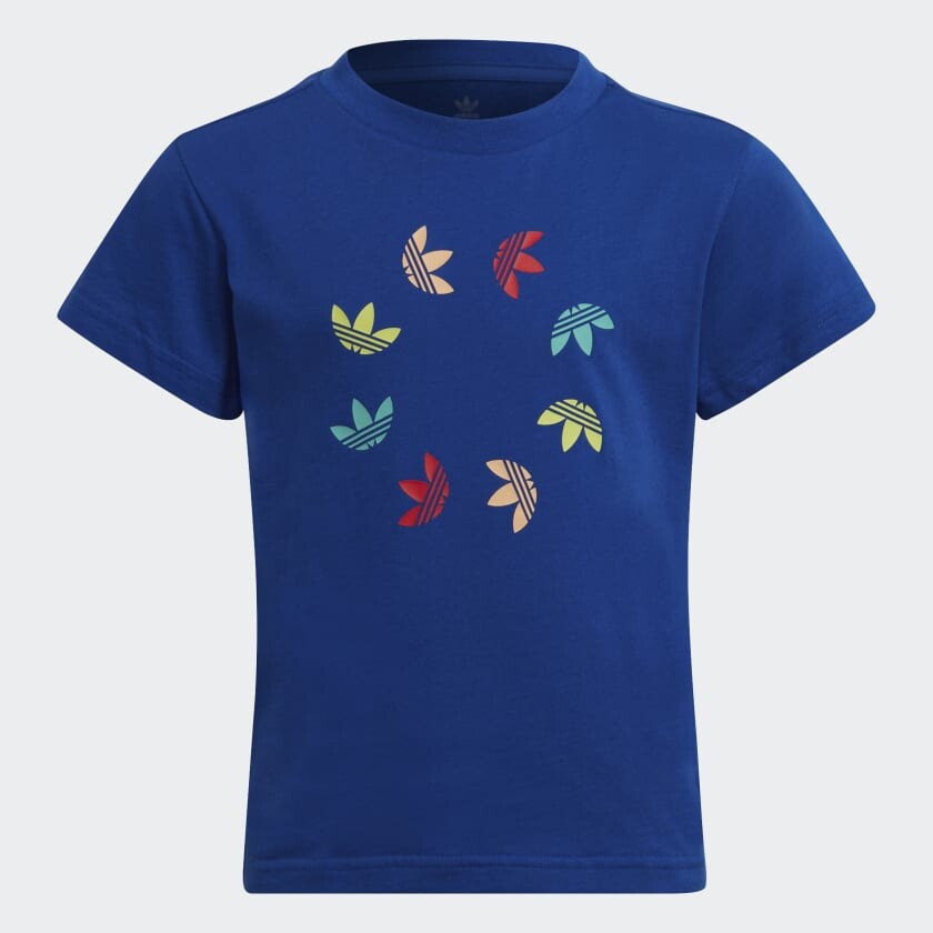 

Футболка adidas Adicolor, синий/желтый/красный