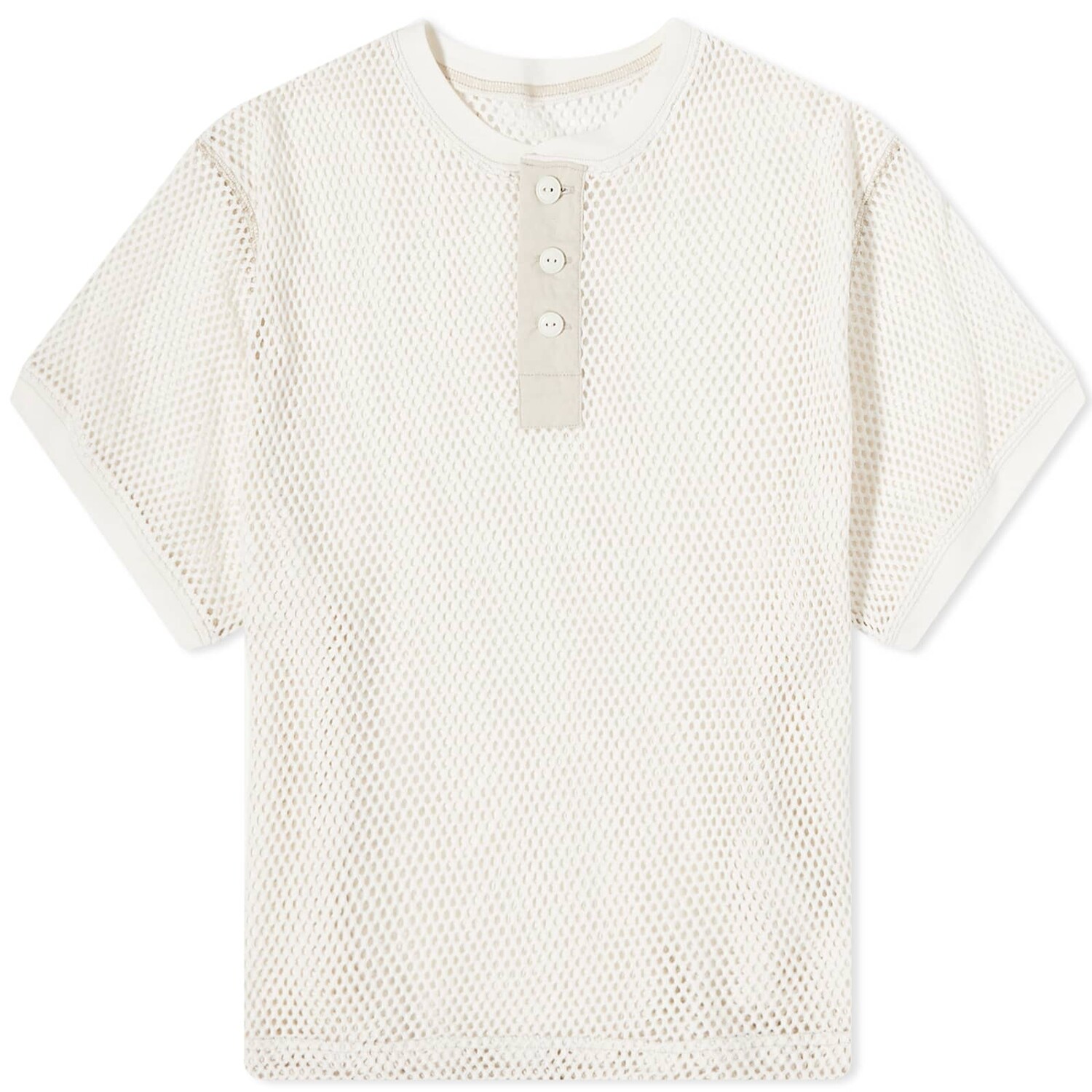 

Футболка Beams Boy Mesh, кремовый, Бежевый