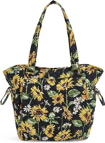 

Женская хлопковая сумочка-сэтчел Vera Bradley Glenna, подсолнухи