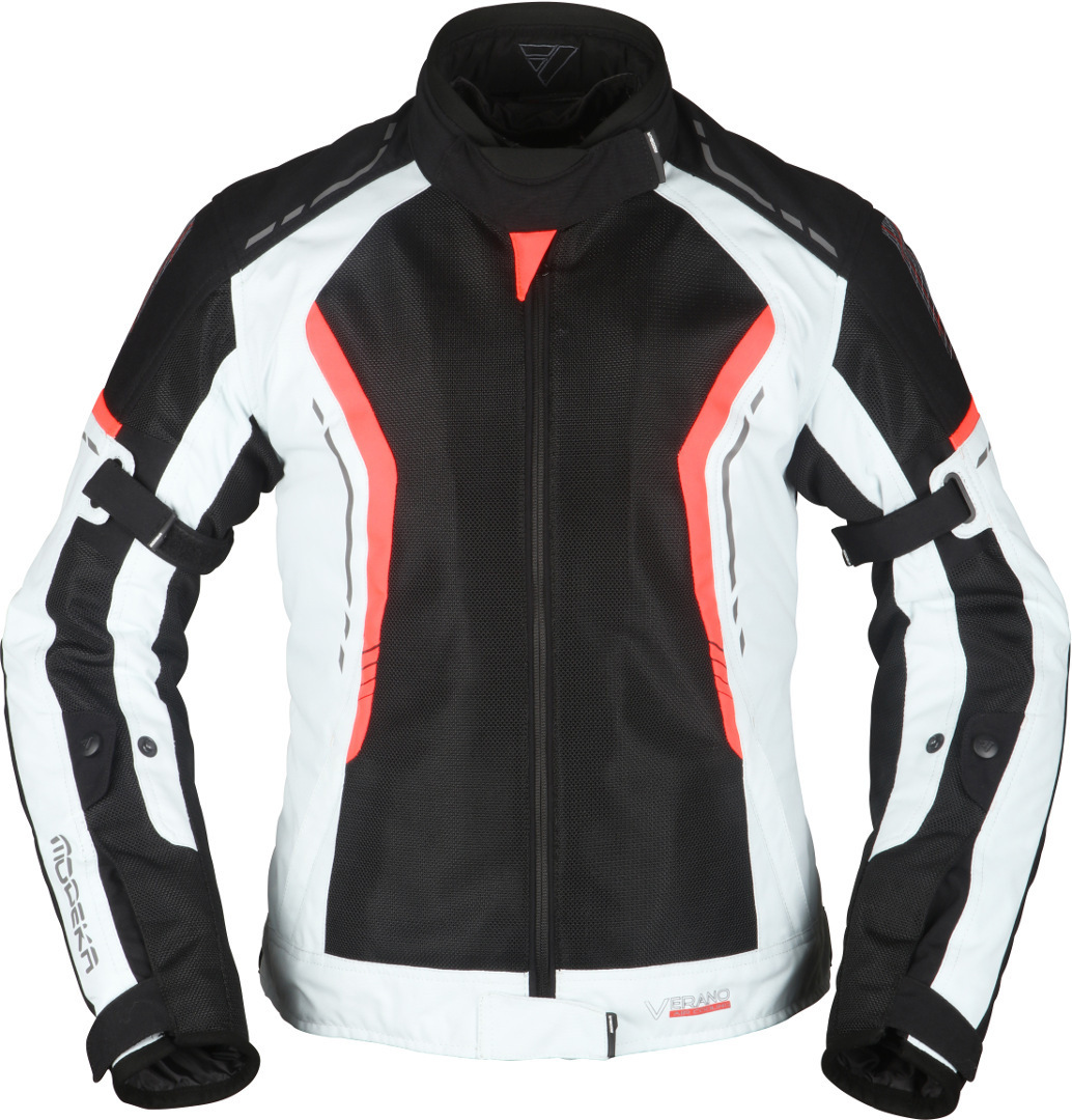 Куртка Modeka Khao Air мотоциклетная текстильная, черный/серый/красный мотоциклетная текстильная куртка khao air modeka черный серый неоновый