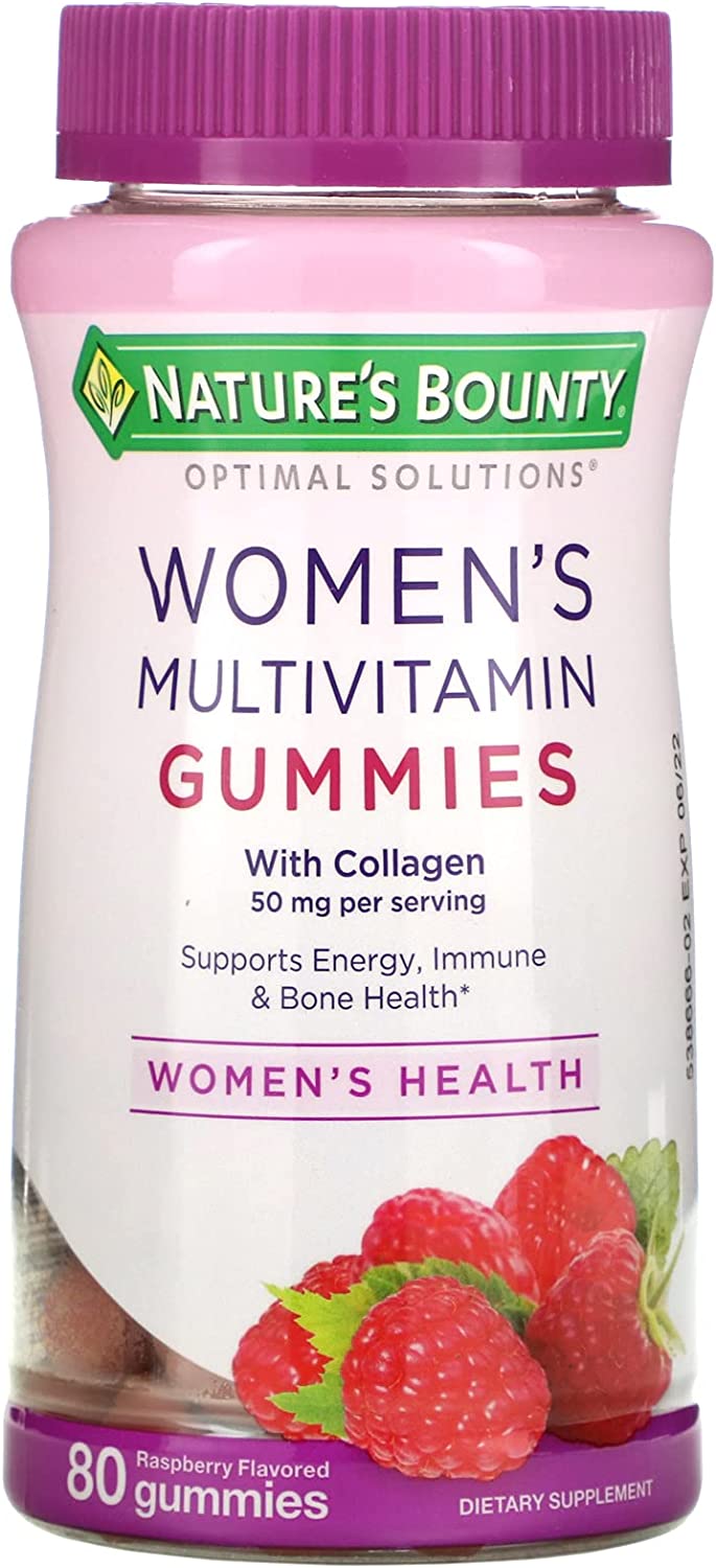 Жевательные мультивитамины Nature's Bounty для женщин, 80 таблеток nature s bounty жевательные мультивитамины для женщин со вкусом малины 25 мг 90 жевательных таблеток