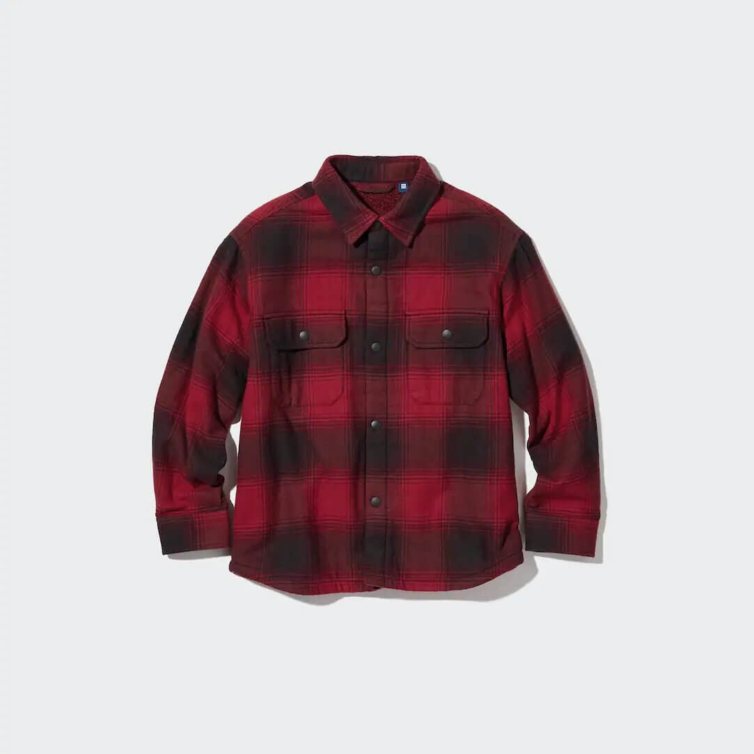 

Детский жакет Uniqlo Pile Lined Flanel, красный