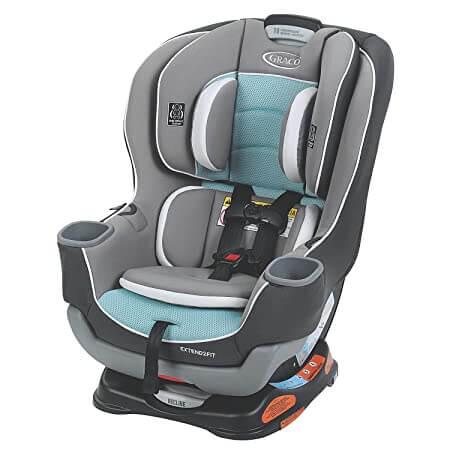 

Детское автокресло Graco Extend2Fit Convertible, бирюзовый