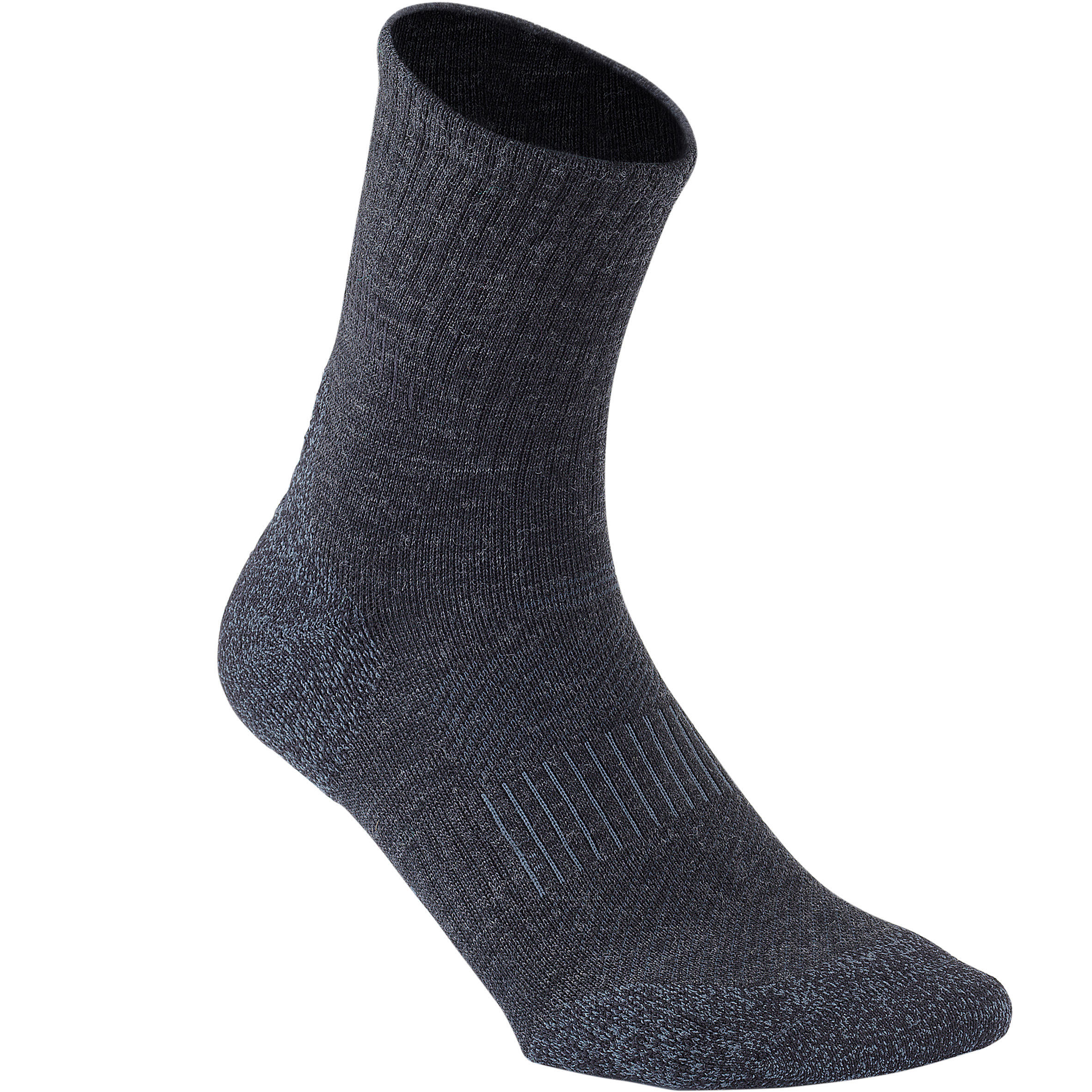 Прогулочные носки WS 580 Warm черный NEWFEEL, черный/угольно-серый